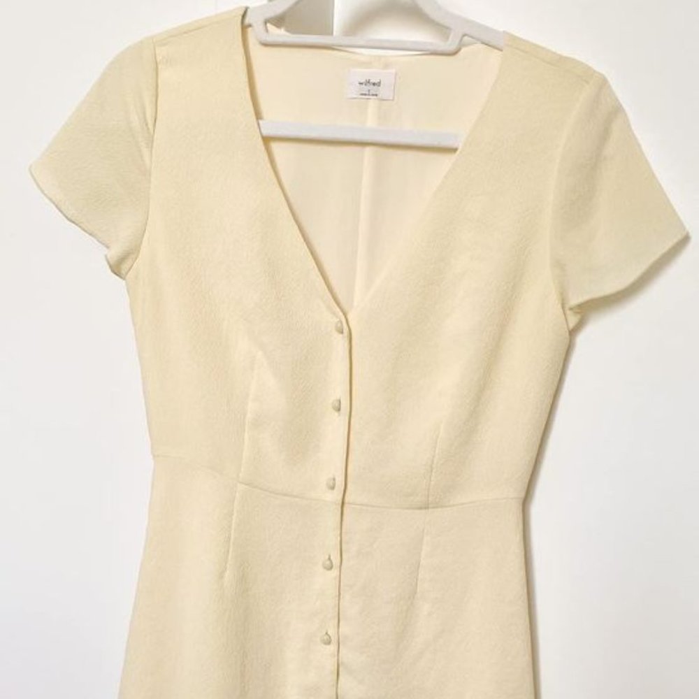 Wilfred Nazaire Dress - Pale Yellow